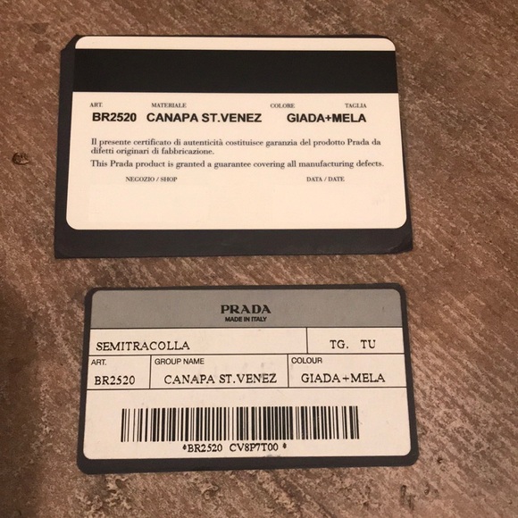 COPY - Prada Canapa St. Venez Shoulder Bag BR2520 RARE - Picture 7 of 7